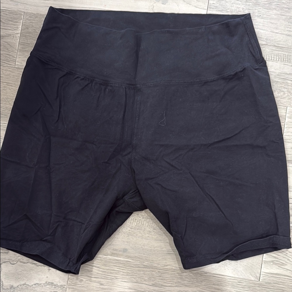 Black High-Waisted Shorts